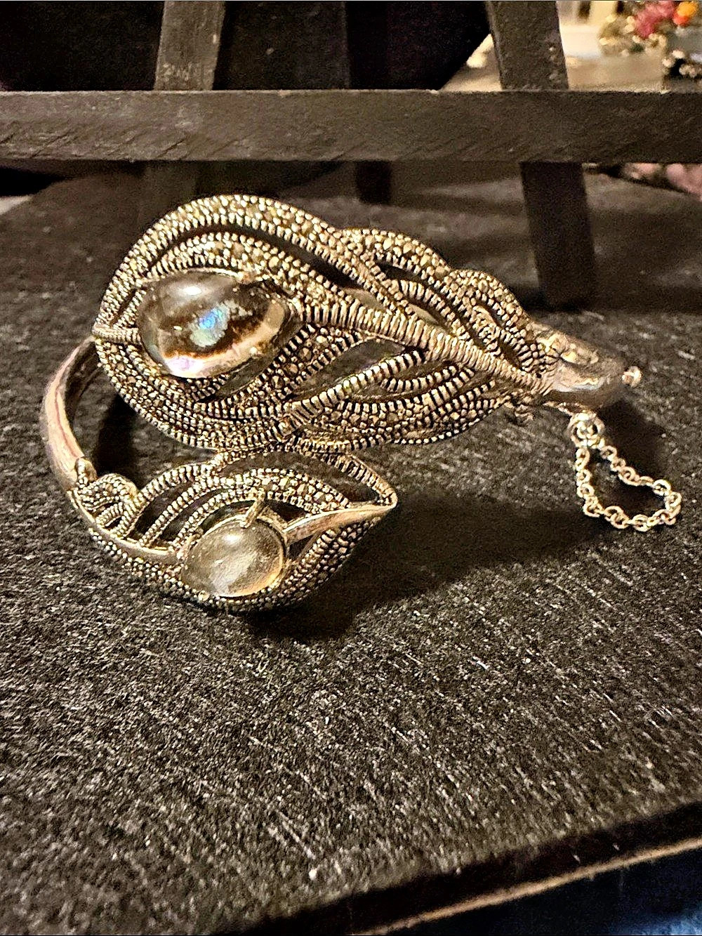 Sarah Coventry Silver-Tone Statement Bracelet